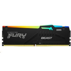 KINGSTON DIMM DDR5 16GB 6000MT/s CL36 FURY Beast RGB Černá EXPO KINGSTON DIMM DDR5 16GB 6000MT/s CL36 FURY Beast RGB Černá EXPO