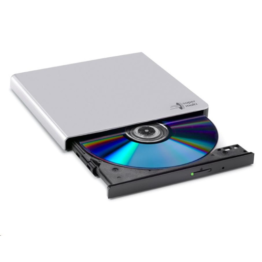 BAZAR HITACHI LG - externí mechanika DVD-W/CD-RW/DVD±R/±RW/RAM GP57ES40, Slim, Silver POŠKOZENÝ OBAL