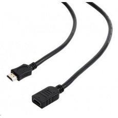 GEMBIRD Kabel prodlužovací HDMI - HDMI 1,8m (zlacené konektory, stíněný) GEMBIRD Kabel prodlužovací HDMI - HDMI 1,8m (zlacené konektory, stíněný)