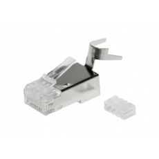Solarix Konektor RJ45 CAT6A STP 8p8c stíněný skládaný na drát KRJS45/6ASLD (prodej po 10 ks) Solarix Konektor RJ45 CAT6A STP 8p8c stíněný skládaný na drát KRJS45/6ASLD (prodej po 10 ks)