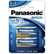 BAZAR - PANASONIC Alkalické baterie EVOLTA Platinum LR14EGE/2BP 1,5V (Blistr 2ks) - Poškozený obal (Komplet) BAZAR - PANASONIC Alkalické baterie EVOLTA Platinum LR14EGE/2BP 1,5V (Blistr 2ks) - Poškozený obal (Komplet)