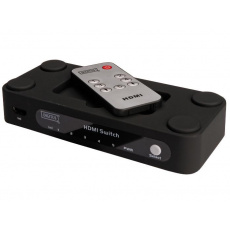 PremiumCord HDMI switch 5:1 s dálkovým ovladačem a napájecím adaptérem PremiumCord HDMI switch 5:1 s dálkovým ovladačem a napájecím adaptérem