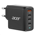 ACER Adapter 100W PD GaN charger,USB-C,USB-A,EU plug,Black
