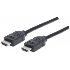 MANHATTAN kabel High Speed HDMI 4K, 3D, Male to Male, stíněný, černý, 1,8m MANHATTAN kabel High Speed HDMI 4K, 3D, Male to Male, stíněný, černý, 1,8m