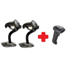 Motorola 2x LS2208 + 1x CINO F680 zdarma, čtečka čarového kódu, black, USB-HID Motorola 2x LS2208 + 1x CINO F680 zdarma, čtečka čarového kódu, black, USB-HID