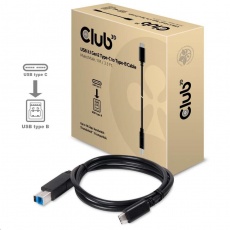 Club3D Kabel USB 3.1 typ C Gen2 na USB typ B (M/M), 1m Club3D Kabel USB 3.1 typ C Gen2 na USB typ B (M/M), 1m
