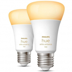 Philips Hue White Ambiance 8W 1100 E27 2ks Philips Hue White Ambiance 8W 1100 E27 2ks