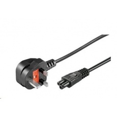 PREMIUMCORD Kabel napájecí 230V/10A, přímý pro Velkou Británii, 2m PREMIUMCORD Kabel napájecí 230V/10A, přímý pro Velkou Británii, 2m