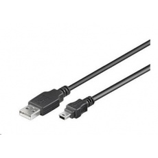 PREMIUMCORD Kabel USB 2.0 A-Mini B (5pin) propojovací 3m PREMIUMCORD Kabel USB 2.0 A-Mini B (5pin) propojovací 3m