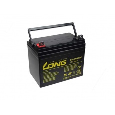Long 12V 34Ah olověný akumulátor DeepCycle AGM F4 Long 12V 34Ah olověný akumulátor DeepCycle AGM F4