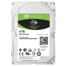SEAGATE HDD 4TB BARRACUDA, 2.5", SATAIII, 5400 RPM, Cache 128MB, 15mm SEAGATE HDD 4TB BARRACUDA, 2.5", SATAIII, 5400 RPM, Cache 128MB, 15mm
