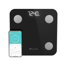 TrueLife FitScale W1 BT Black - bioelektrická impedanční bluetooth váha TrueLife FitScale W1 BT Black - bioelektrická impedanční bluetooth váha
