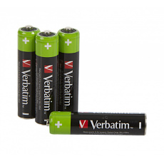 VERBATIM Nabíjecí baterie AAA Premium 4-Pack  2600 mAh HR03