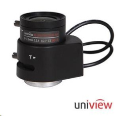 Uniview objektiv pro "box" kamery 3Mpix, 1/2.7", DC-Drive, varifokální 3.8-16mm (105-34°), F1.4, CS-Mount Uniview objektiv pro "box" kamery 3Mpix, 1/2.7", DC-Drive, varifokální 3.8-16mm (105-34°), F1.4, CS-Mount