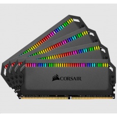 CORSAIR DDR4 32GB (Kit 4x8GB) DIMM 3600MHz CL16, Dominator Platinum RGB, černá CORSAIR DDR4 32GB (Kit 4x8GB) DIMM 3600MHz CL16, Dominator Platinum RGB, černá