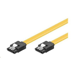 PremiumCord 0,3m SATA 3.0 datový kabel 1.5GBs / 3GBs / 6GBs, kov.západka PremiumCord 0,3m SATA 3.0 datový kabel 1.5GBs / 3GBs / 6GBs, kov.západka