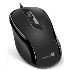 CONNECT IT Optická myš, USB, černá CONNECT IT Optická myš, USB, černá