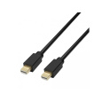WG Video kabel propojovací DisplayPort Mini (male) to DisplayPort Mini (male) / 1,8m / black