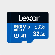 Lexar 633X microSDHC/SDXC no adapter (V10) R100 32GB Lexar 633X microSDHC/SDXC no adapter (V10) R100 32GB