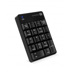 CONNECT IT NumCALC bezdrátová numerická klávesnice, (+ 1x AAA baterie zdarma), ČERNÁ CONNECT IT NumCALC bezdrátová numerická klávesnice, (+ 1x AAA baterie zdarma), ČERNÁ