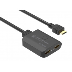 PremiumCord HDMI 2.0 Mini Splitter 1-2 Pigtail 4Kx2K@60Hz HDCP2.2 Downscaler PremiumCord HDMI 2.0 Mini Splitter 1-2 Pigtail 4Kx2K@60Hz HDCP2.2 Downscaler