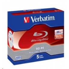 VERBATIM BD-RE(5-pack)Blu-Ray/Jewel/2x/25GB VERBATIM BD-RE(5-pack)Blu-Ray/Jewel/2x/25GB
