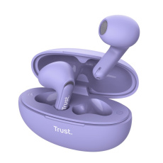 TRUST sluchátka Yavi, Bluetooth, špunty, fialová TRUST sluchátka Yavi, Bluetooth, špunty, fialová