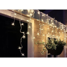 Solight LED vánoční závěs, rampouchy, 360 LED, 9m x 0,7m, přívod 6m, venkovní, teplé bílé světlo Solight LED vánoční závěs, rampouchy, 360 LED, 9m x 0,7m, přívod 6m, venkovní, teplé bílé světlo