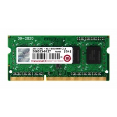 TRANSCEND SODIMM DDR3 2GB 1333MHz 1Rx8 CL9 TRANSCEND SODIMM DDR3 2GB 1333MHz 1Rx8 CL9