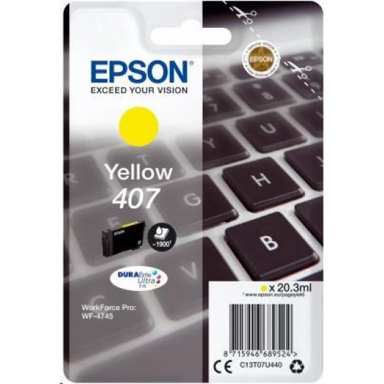 EPSON Ink bar WF-4745 Series Ink Cartridge "Klávesnice" L Yellow 1900 str. (20,3 ml)