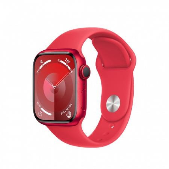 APPLE Watch Series 9 GPS 41mm (PRODUCT)RED Aluminium Case with (PRODUCT)RED Sport Band - S/M