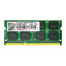 TRANSCEND SODIMM DDR3 4GB 1066MHz 2Rx8 CL7 JetRam™ Retail TRANSCEND SODIMM DDR3 4GB 1066MHz 2Rx8 CL7 JetRam™ Retail