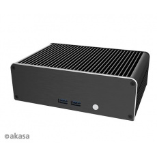 AKASA case Newton CTN, fanless case, černá AKASA case Newton CTN, fanless case, černá