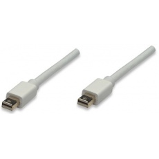 MANHATTAN kabel Mini DisplayPort, Male to Male, 1m, White MANHATTAN kabel Mini DisplayPort, Male to Male, 1m, White