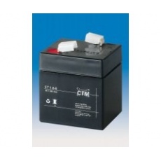 Baterie - CTM CT 6-1 (6V/1Ah - Faston 187), životnost 5let Baterie - CTM CT 6-1 (6V/1Ah - Faston 187), životnost 5let