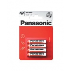 PANASONIC Zinkouhlíkové baterie Red Zinc R03RZ/4BP EU AAA 1,5V (Blistr 4ks)