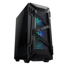 ASUS case TUF GAMING GT301 BLACK AURA, ATX Tower, černá, bez zdroje ASUS case TUF GAMING GT301 BLACK AURA, ATX Tower, černá, bez zdroje