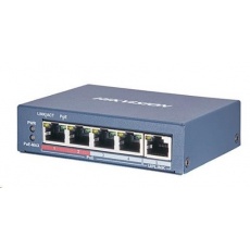 HIKVISION DS-3E0105P-E/M (B) (4+1) PoE switch, 38W budget, 1x 100Mbit, 4x 10/100Mbit PoE Plus, IEEE802.3af/at HIKVISION DS-3E0105P-E/M (B) (4+1) PoE switch, 38W budget, 1x 100Mbit, 4x 10/100Mbit PoE Plus, IEEE802.3af/at