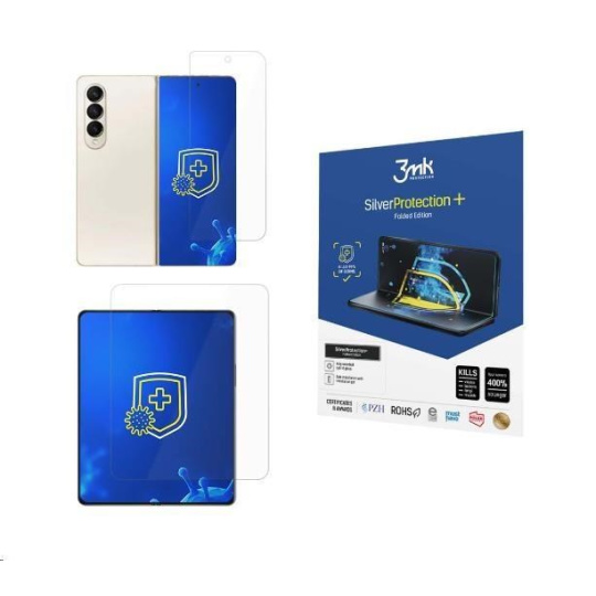 3mk ochranná fólie SilverProtection+ FE pro Samsung Galaxy Z Flip4 (vnější + vnitřní)