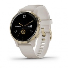 Garmin GPS sportovní hodinky Venu2S Light Gold/Sand Band Garmin GPS sportovní hodinky Venu2S Light Gold/Sand Band