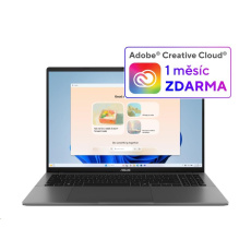 ASUS NTB Vivobook S 16 (S3607CA-RP020W), Ultra 7-255H, 16" 1920 x 1200, 16GB, 512GB SSD, Intel Graphics, W11 Home, Gray ASUS NTB Vivobook S 16 (S3607CA-RP020W), Ultra 7-255H, 16" 1920 x 1200, 16GB, 512GB SSD, Intel Graphics, W11 Home, Gray