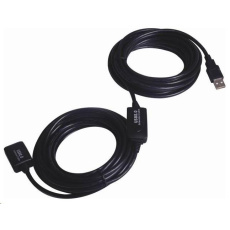 BAZAR - PREMIUMCORD PremiumCord USB 2.0 repeater a prodlužovací kabel A/M-A/F 25m - Poškozený obal (Komplet)