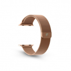 RhinoTech ocelový řemínek milánský tah pro Apple Watch 38 / 40 / 41mm růžově-zlatý RhinoTech ocelový řemínek milánský tah pro Apple Watch 38 / 40 / 41mm růžově-zlatý