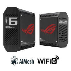 ASUS GT6 2-pack black Wireless AX10000 ROG Rapture Wifi 6 Tri-band Gaming Mesh System ASUS GT6 2-pack black Wireless AX10000 ROG Rapture Wifi 6 Tri-band Gaming Mesh System