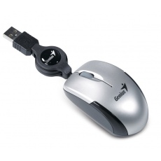 GENIUS myš MicroTraveler V2/ drátová/ 1200 dpi/ USB/ stříbrná GENIUS myš MicroTraveler V2/ drátová/ 1200 dpi/ USB/ stříbrná