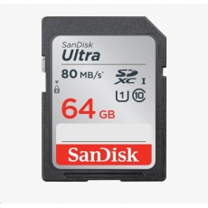 SanDisk SDXC karta 64GB Ultra (100MB/s Class 10 UHS-I) SanDisk SDXC karta 64GB Ultra (100MB/s Class 10 UHS-I)