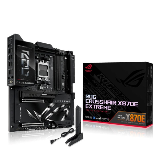 ASUS MB Sc AM5 ROG CROSSHAIR X870E EXTREME, AMD X870, 4xDDR5, 1xHDMI, 2xUSB4, WiFi, E-ATX
