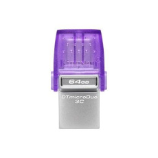 Kingston 64GB DataTraveler microDuo 3C 200MB/s dual USB-A + USB-C Kingston 64GB DataTraveler microDuo 3C 200MB/s dual USB-A + USB-C
