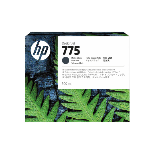HP 775 500-ml Matte Black Ink Cartridge HP 775 500-ml Matte Black Ink Cartridge