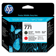HP 771 Black matte + Red chromatic DJ Printhead, CE017A HP 771 Black matte + Red chromatic DJ Printhead, CE017A
